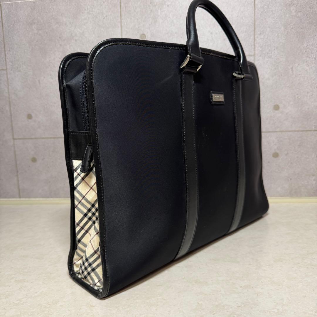 BURBERRY BLACK LABEL ノバチェック ビジネスバッグ