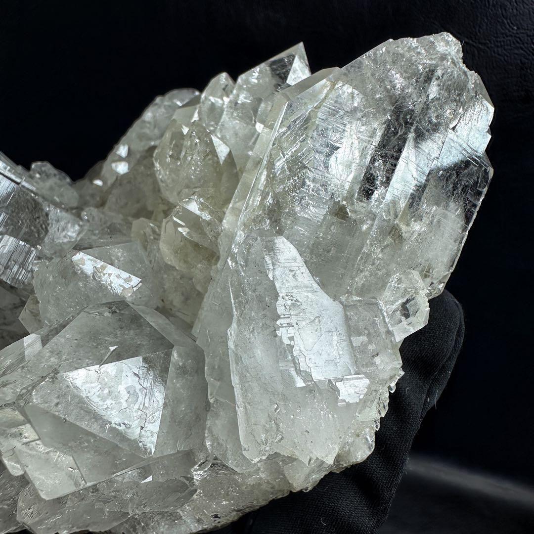 希少高透明度❗️マニカラン産☆虹入り☆ヒマラヤ水晶クラスター超強いパワーA1347