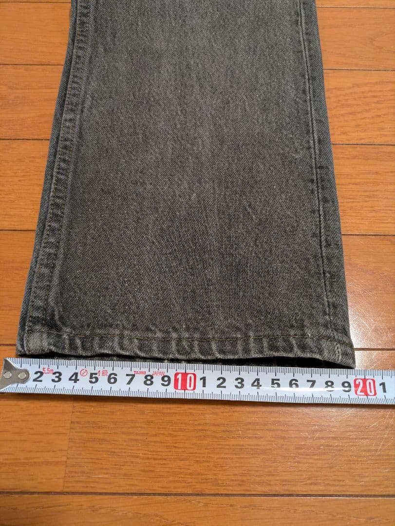 USA Levi's 501 赤文字 先染めブラックデニム W31 L36