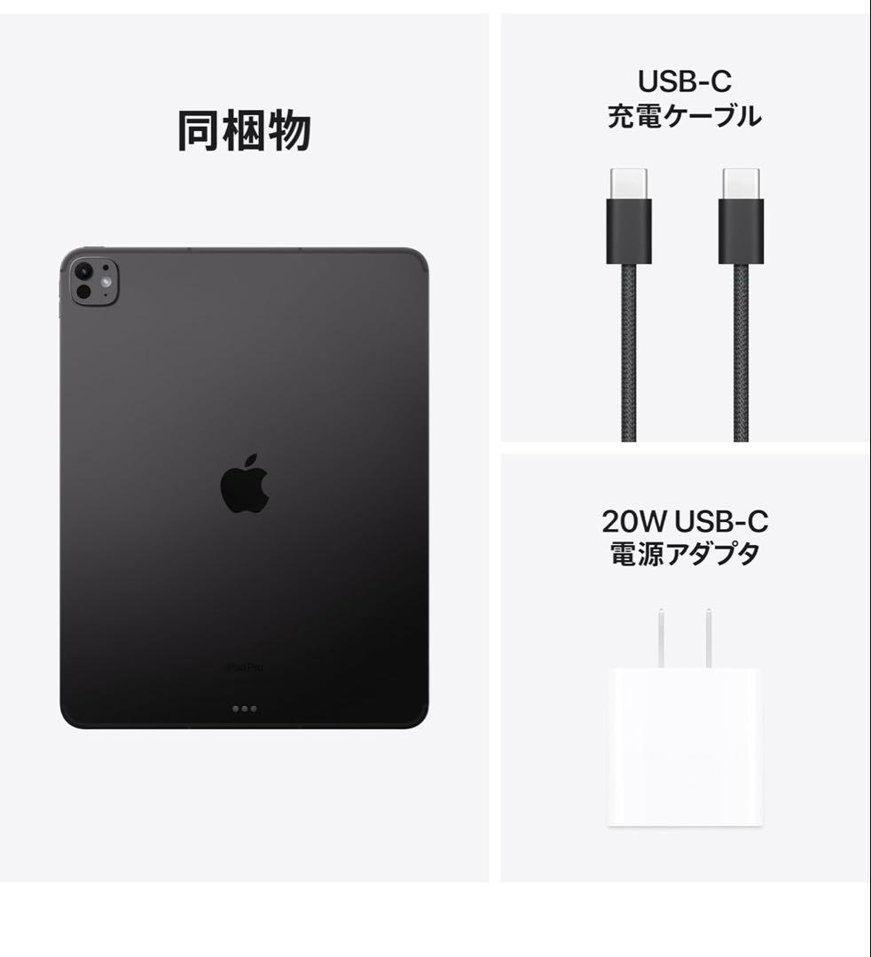 iPad Pro 13インチ256GB M4 Wi-Fi ブラック