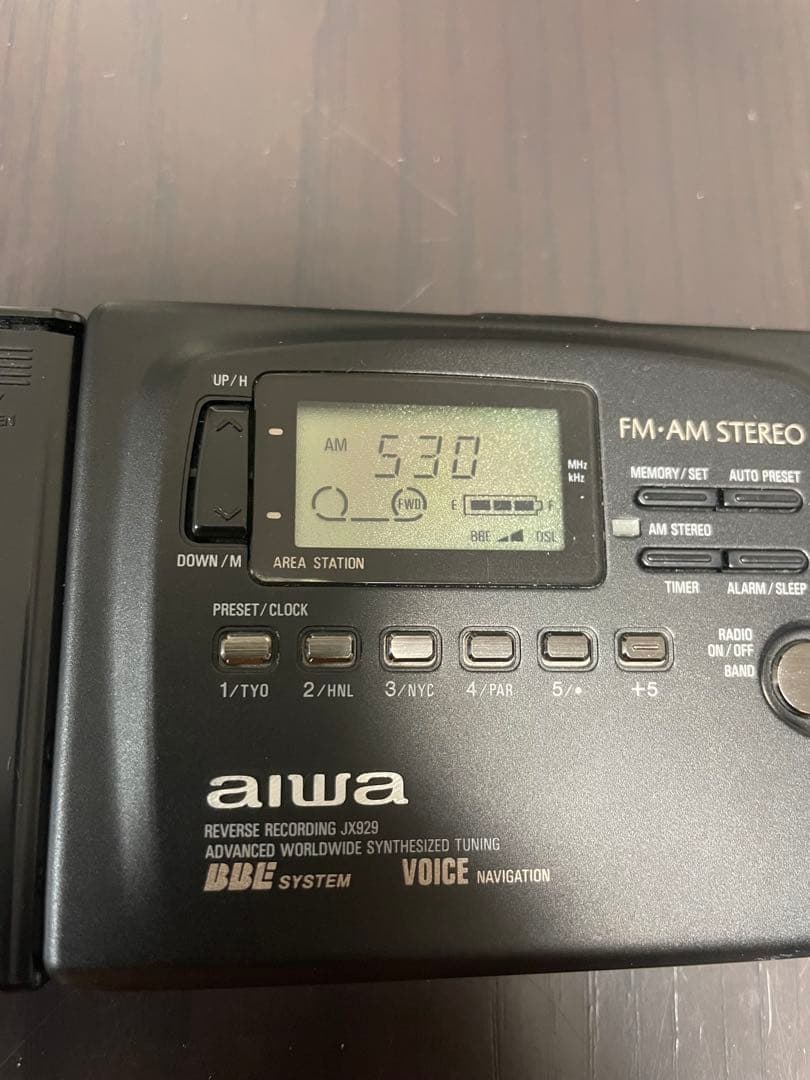 aiwaカセットレコーダーHS-JX929 現状品 動作確認済み