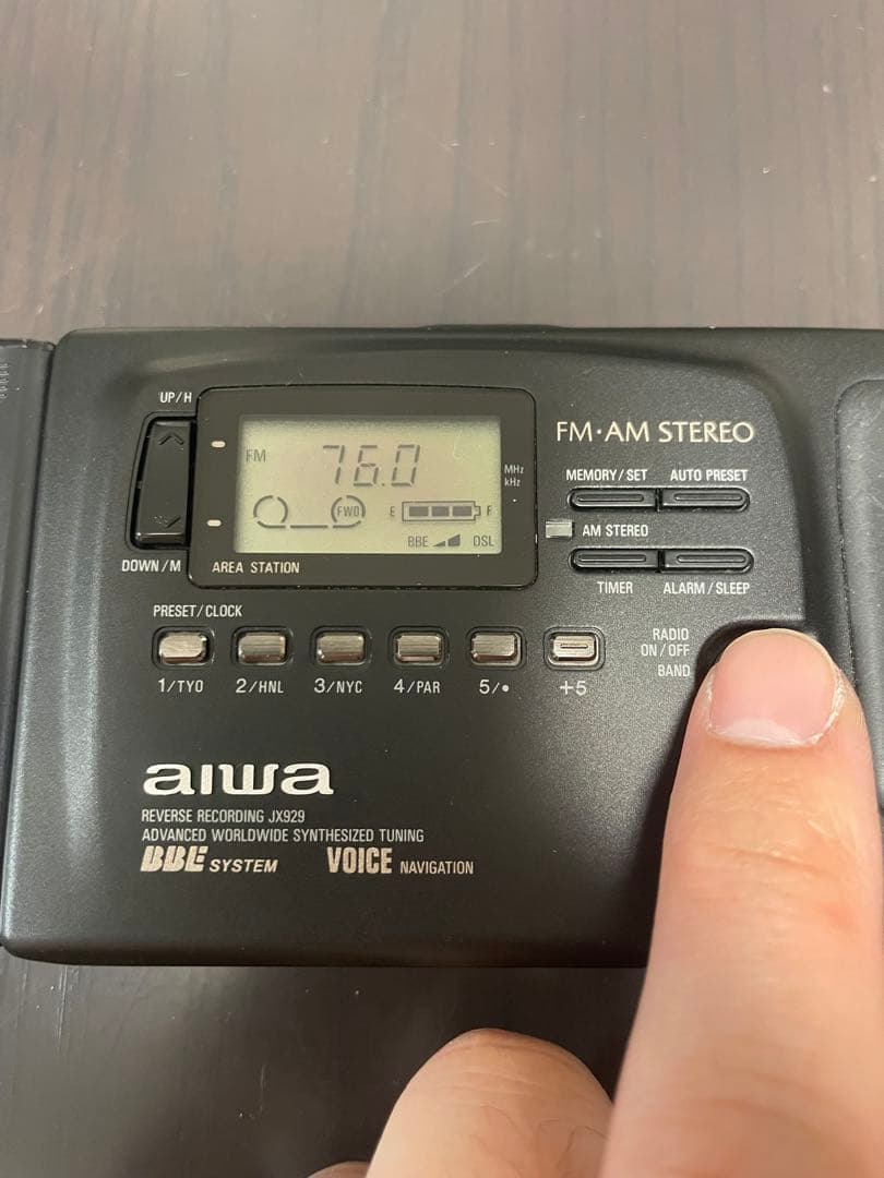 aiwaカセットレコーダーHS-JX929 現状品 動作確認済み