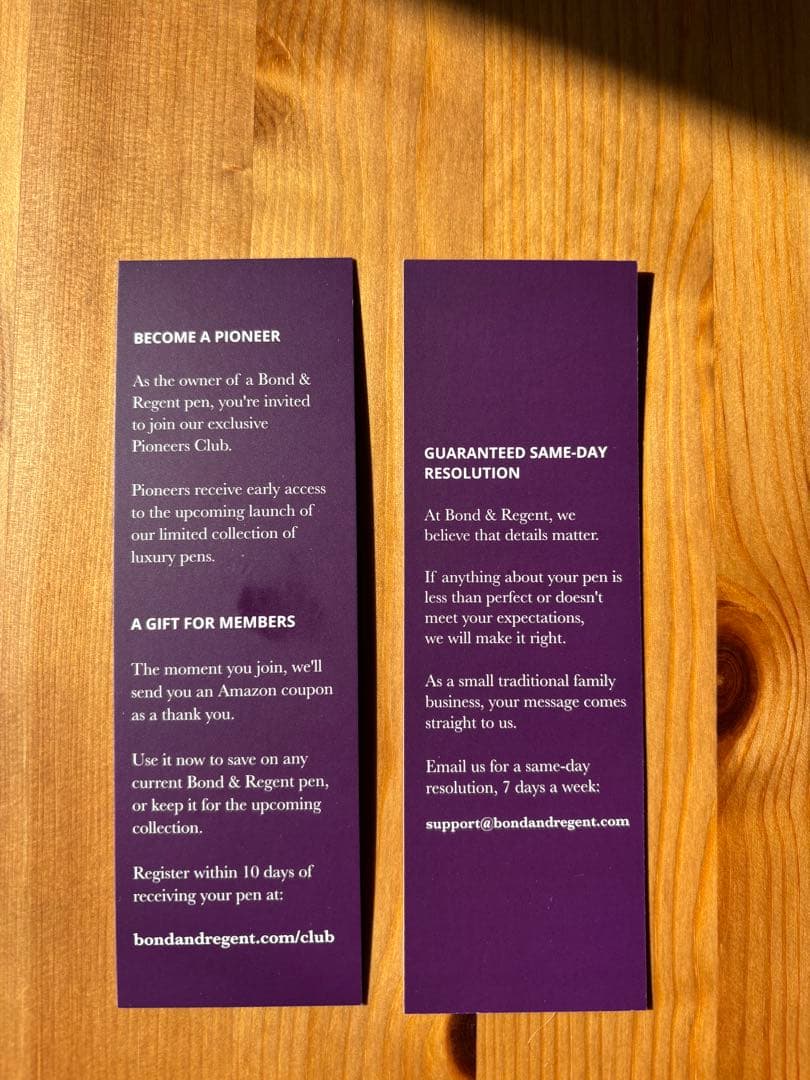 Bond & Regent 24金 ローラーボールペン 新品 未使用 英国 箱付