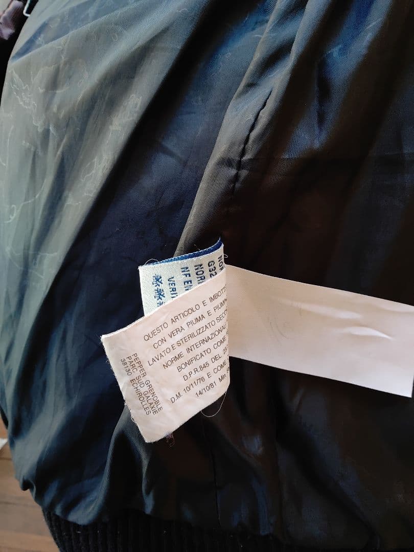 クリーニング済 カモフラージュ柄　中綿 　メンズМ　/ ブルゾン　ジャンパー