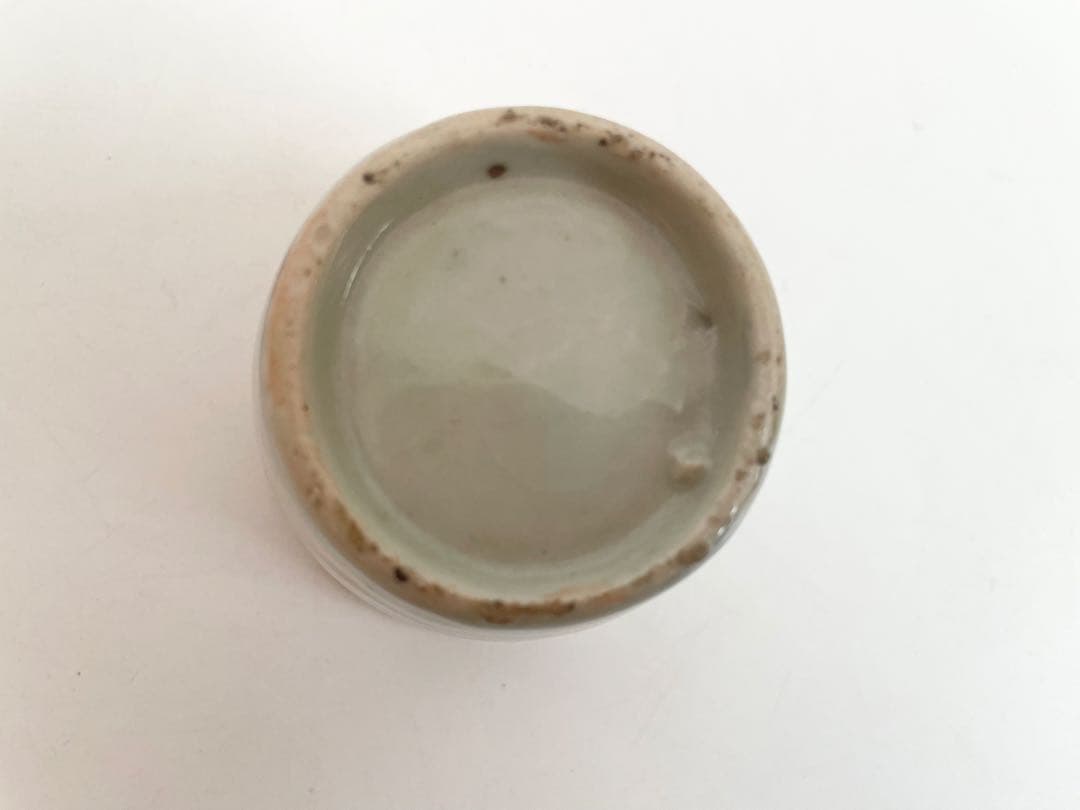 骨董　アンティーク　古伊万里　染付　紅葉文　蕎麦猪口