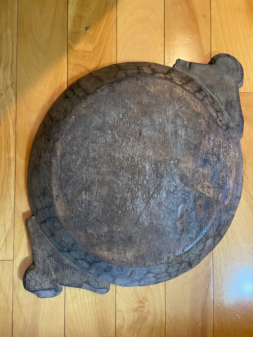 プリミティブ 古木刳り出し木盆｜重量感のある一点｜産地不詳（アジア〜アフリカ）