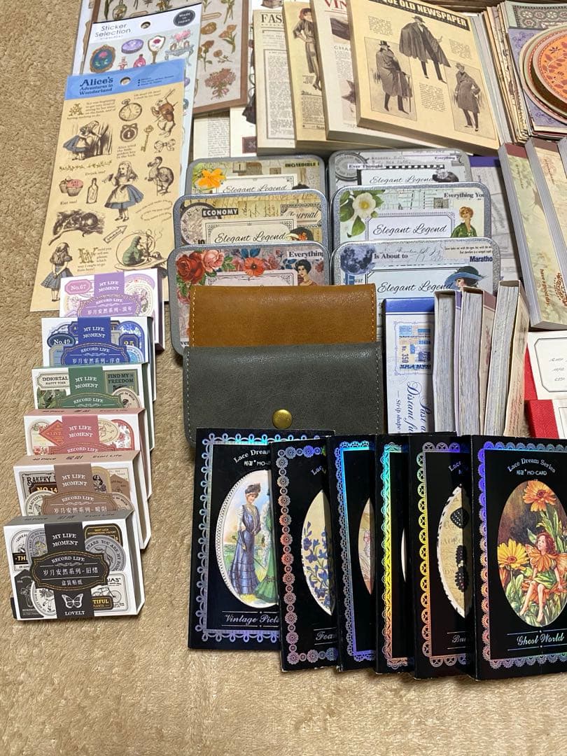 コラージュ素材 紙モノ まとめ売り