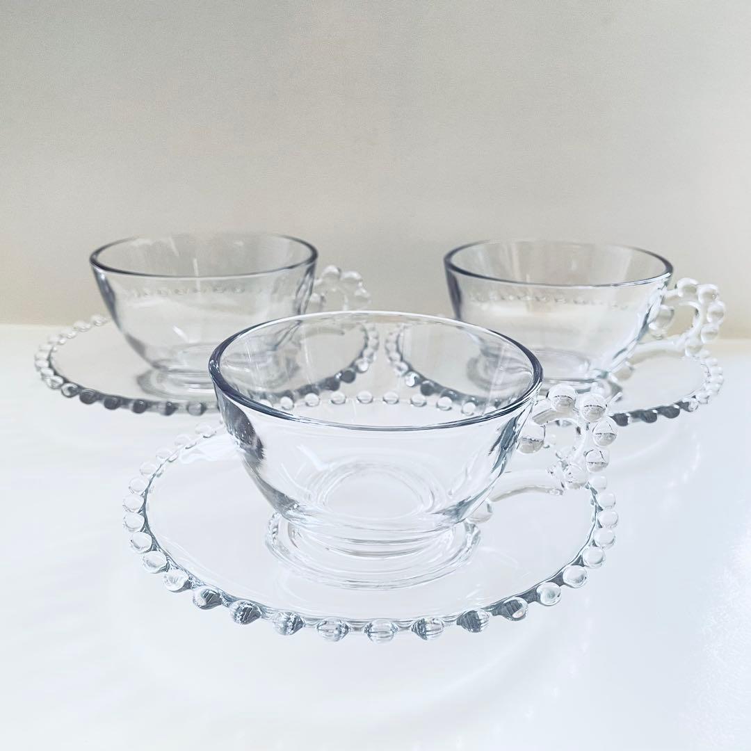 キャンドルウィック カップ＆ソーサー プレート シュガー&クリーム&トレイ