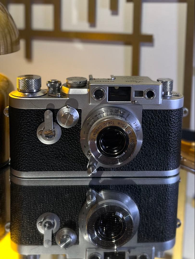 Leica ⅢG Topcor 50mm f3.5付 美品 動作品