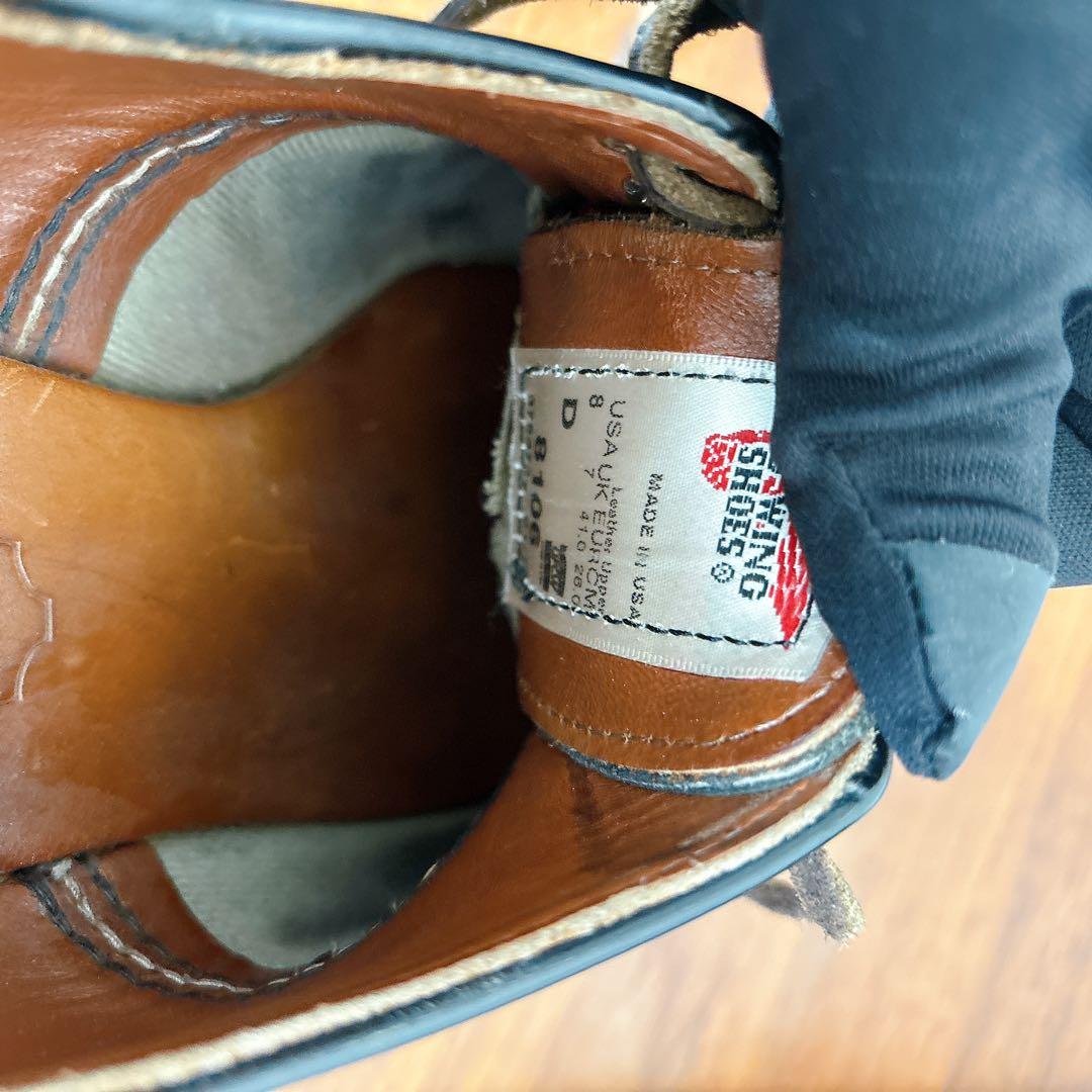 RED WING レッドウイング 8106 オックスフォード 黒 短靴 ブラック