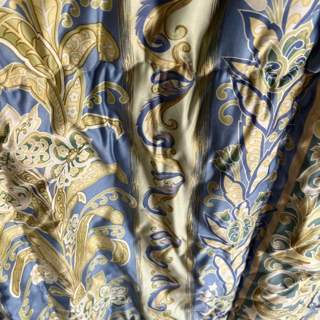 未使用　羊毛掛け布団　スーパーシュロップ　日本製　シングル　ブルー