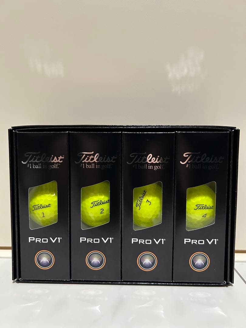 タイトリスト プロV1 ゴルフボール イエロー 25年ローナンバー3ダース36個