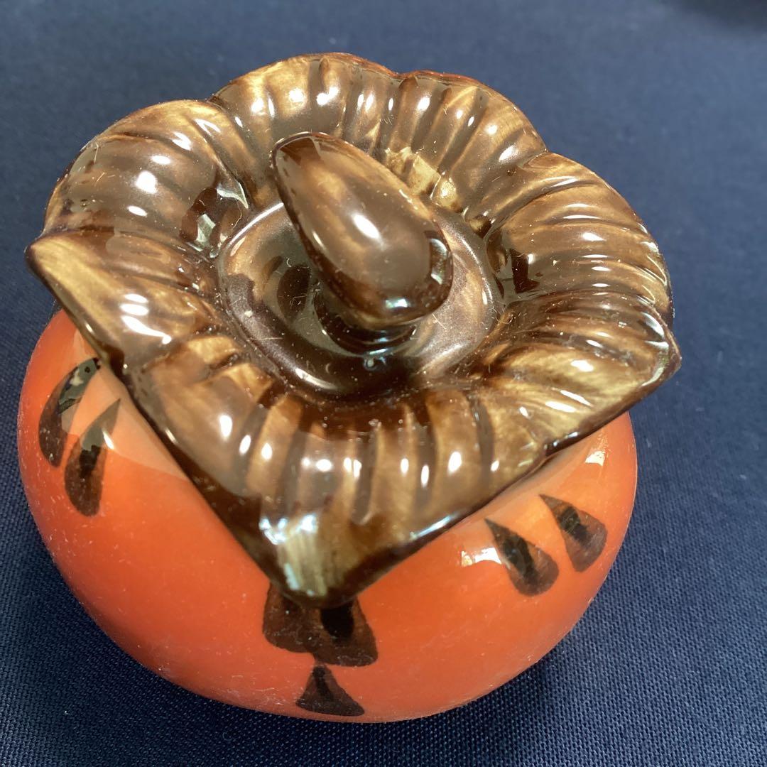 柿香合　珍味入れ　10客　　　新品未使　秋の器