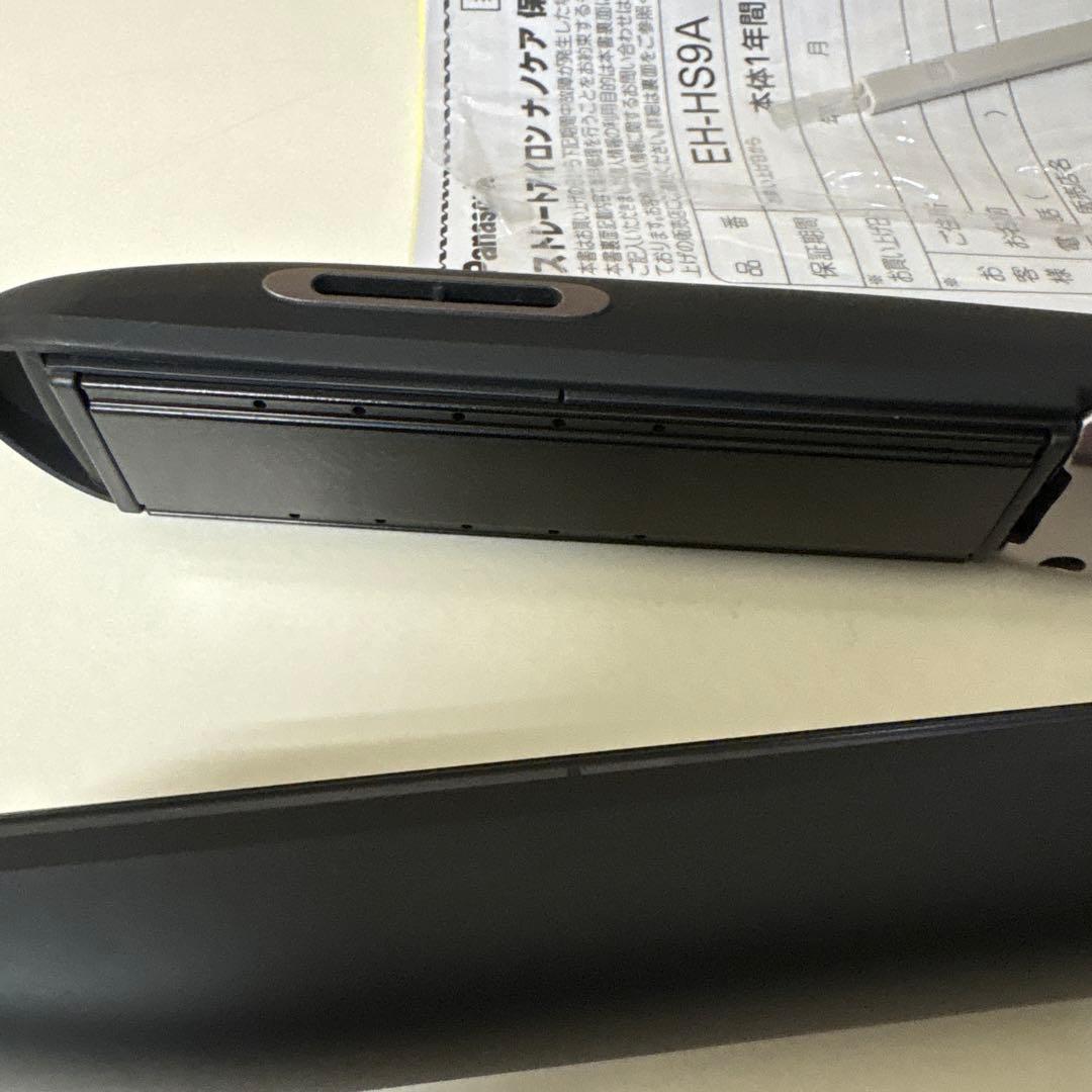 パナソニック ヘアアイロン ストレート用 海外対応 ナノケア EH-HS9A-K