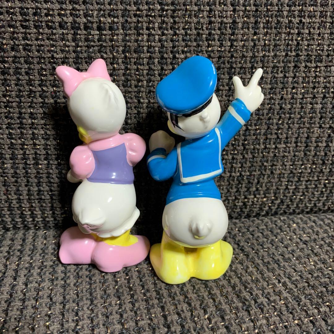 希少 レア ディズニー ミッキー＆フレンズ 陶器 フィギュア オルゴール セット