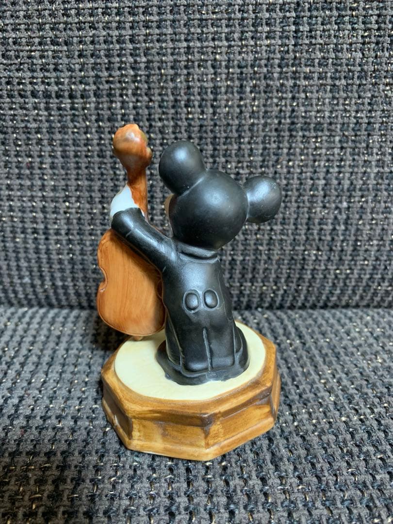 希少 レア ディズニー ミッキー＆フレンズ 陶器 フィギュア オルゴール セット