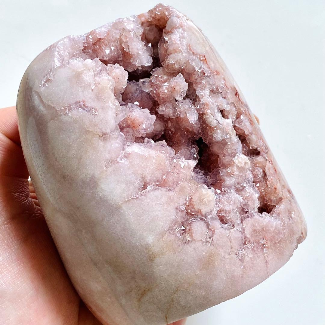 ★★★最終大特価【 キュート どっしり ピンクアメジスト ドーム 約618g