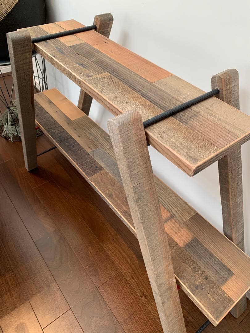 家具　インテリア　シェルフ　アンティーク ウッド　古木 キャンプ