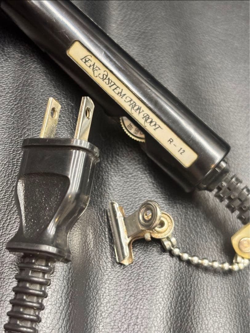 未使用に近い　LENZ Ｒ-12元巻きレンツアイロン　丸アイロン