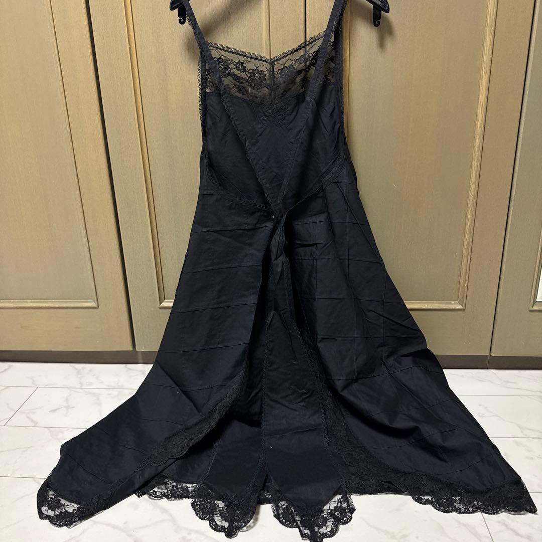 HISCHRONE ヒスクローネ　エプロン　黒