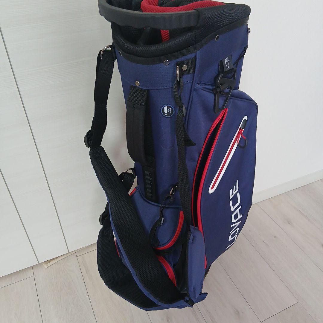 週末バーゲン LOVACEキャディバック　新品（軽量、14分割）