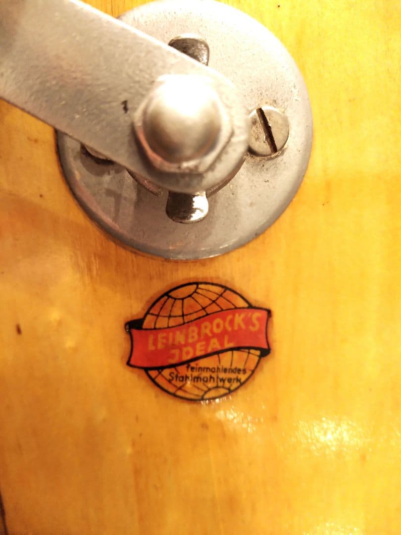 分解洗浄済　ラインブロック　コーヒーミル　No.1220　ヴィンテージ