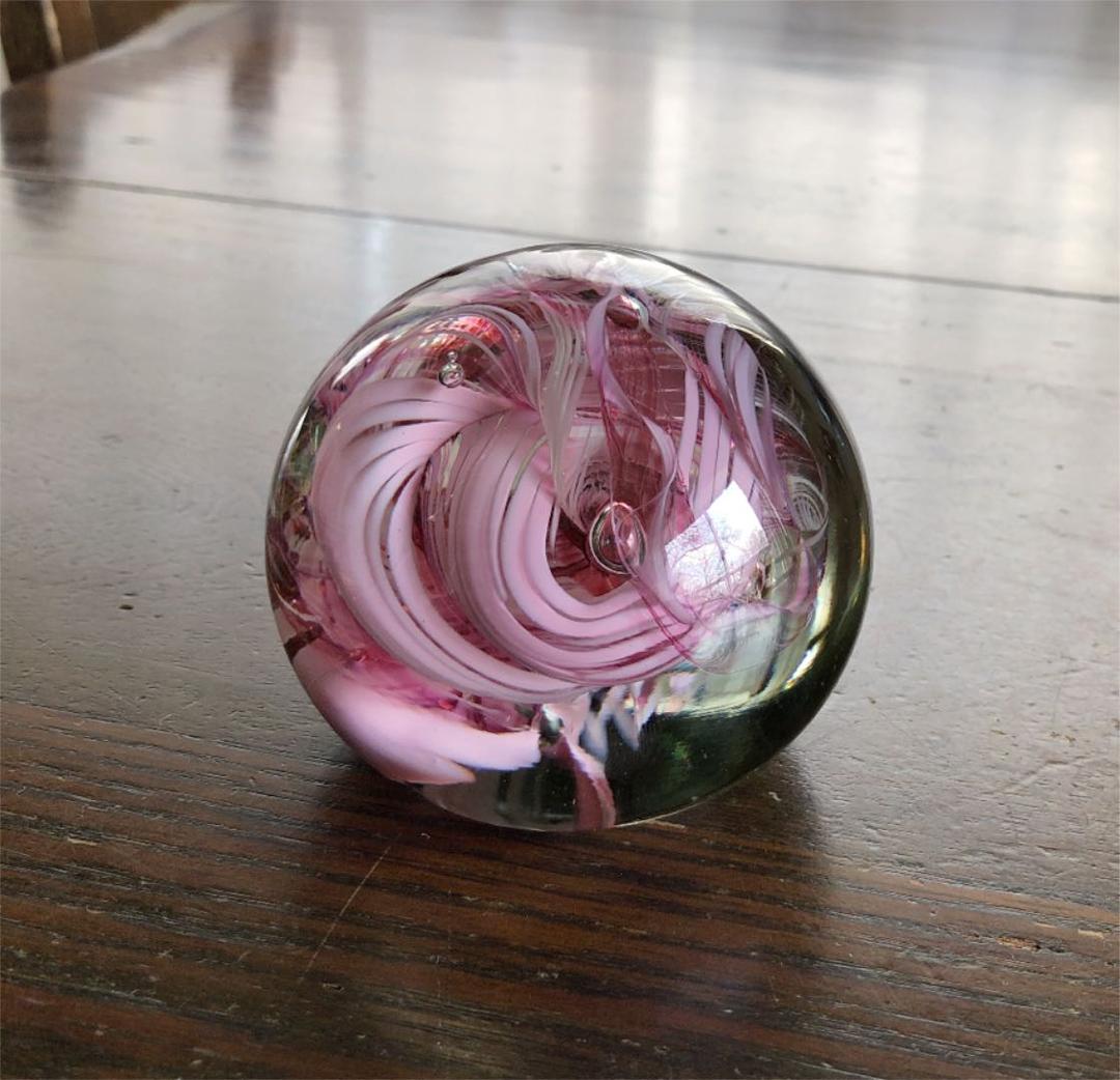 レア　イタリア製　作家　ヴィンテージ ヴェネツィアングラス　ペーパーウエイト