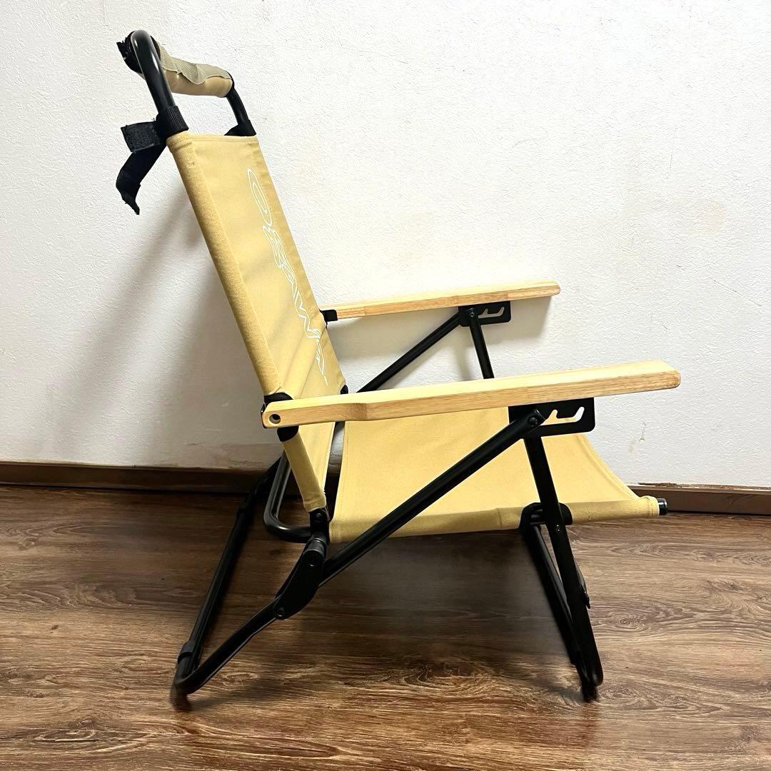 美品 ogawaアウトドアチェア リクライニング オガワ ローチェア 2脚