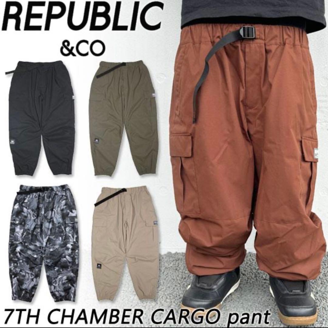 REPUBLIC&CO チャンバーカーゴパンツ スノーボード ウェア L スノボ