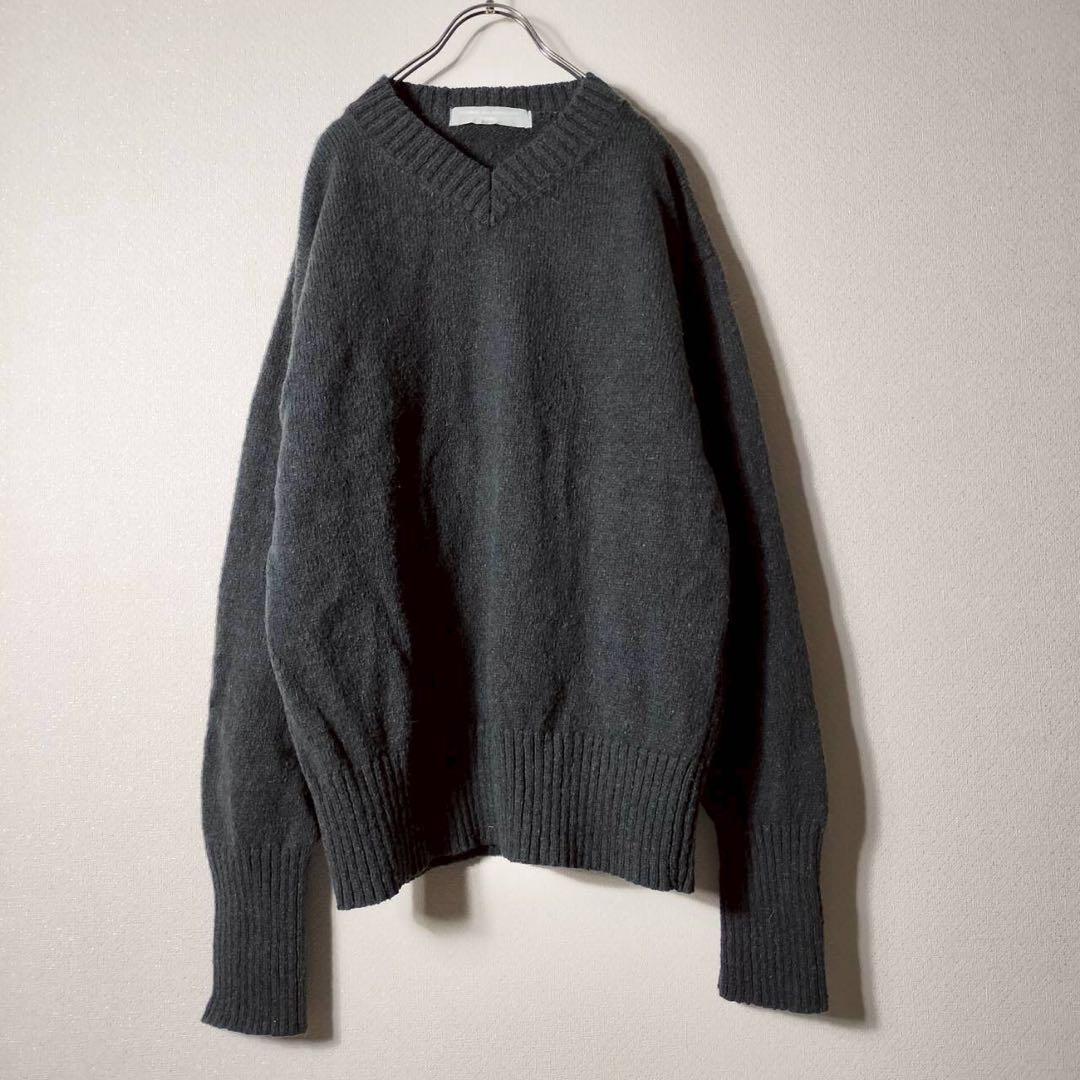 AD1998 田中オム コムデギャルソンオム Vネック プルオーバーニットウール