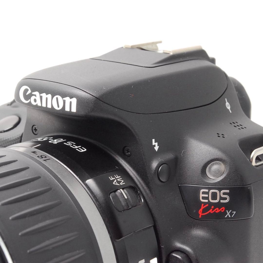 ✨ショット数1,750回✨CANON KISS X7✨ダブルレンズ✨超軽量✨