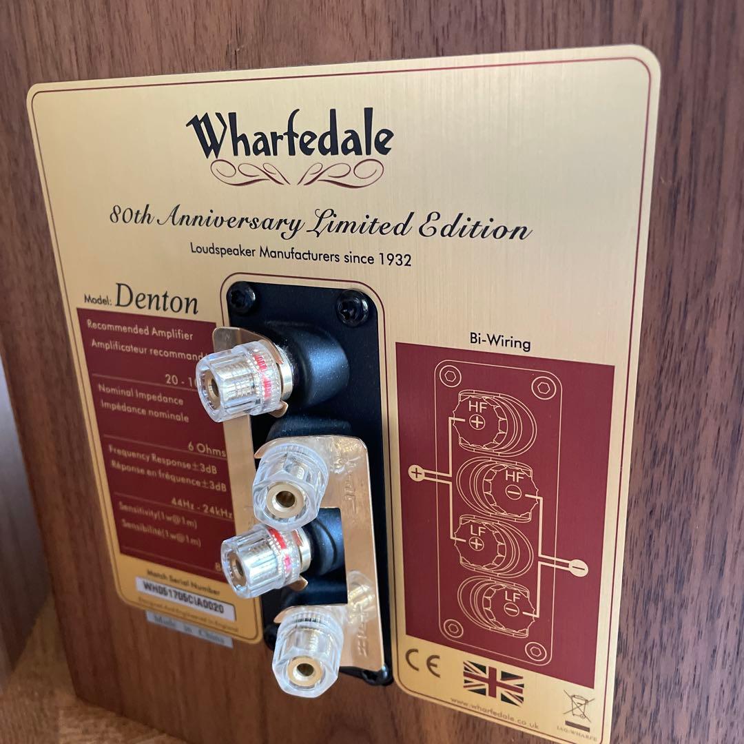 Wharfedale DENTON 80th スピーカー ウォルナット美品中古