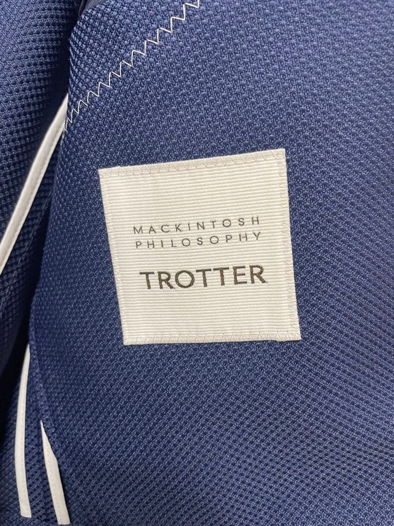 新品 マッキントッシュ フィロソフィー トロッター #000 38R ブルー