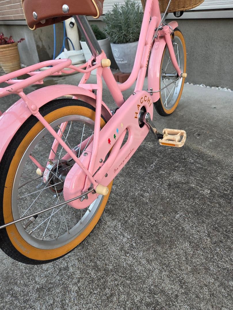 【引取限定】ブリヂストン ハッチ ピンク子供用自転車 キッズ 16インチ