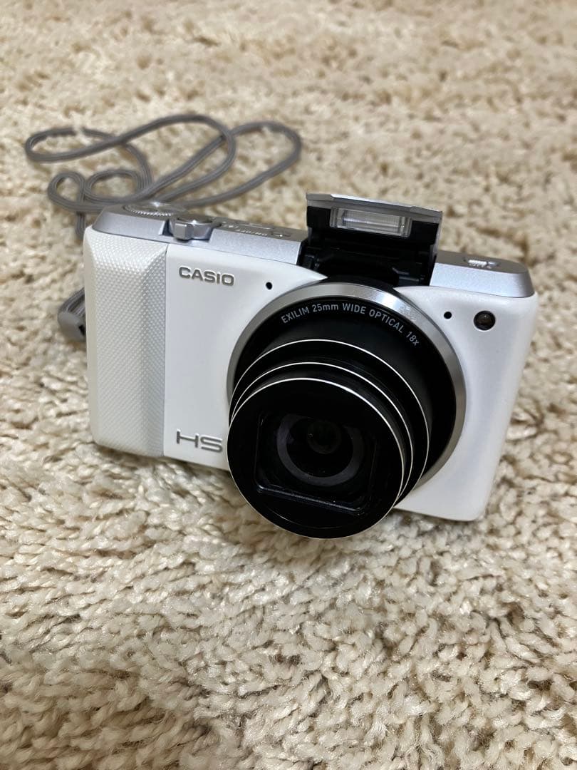 CASIO EXILIM HS ホワイト コンパクトデジタルカメラ