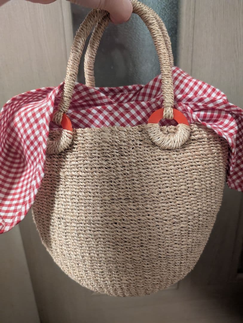 最終値下げ　ビームスボーイ　ミニーマウス刺繍かごバッグ