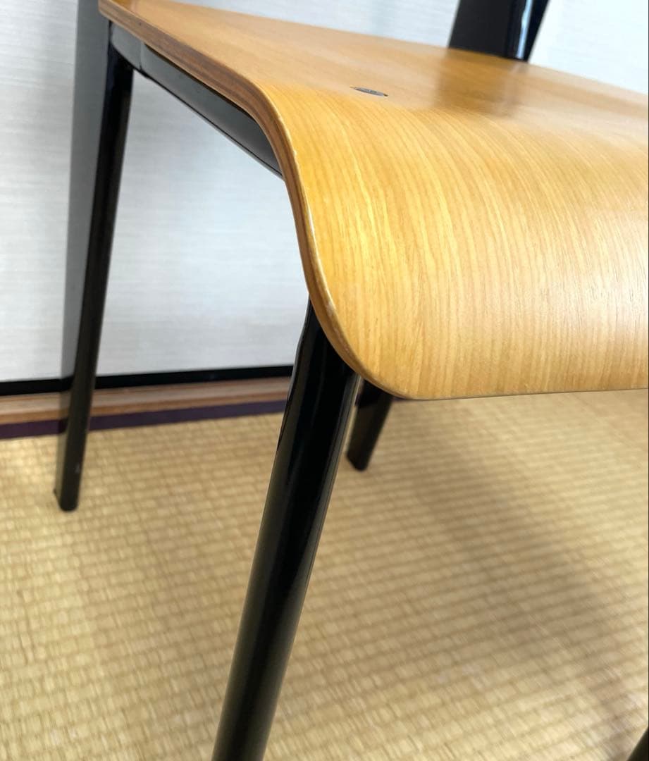 スタンダードチェア　ジャンプルーヴェ　リプロダクト 木目調