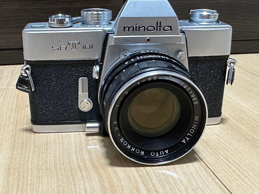 動作確認済み◎ミノルタSRT101 × 55mm f2 フィルム付きで