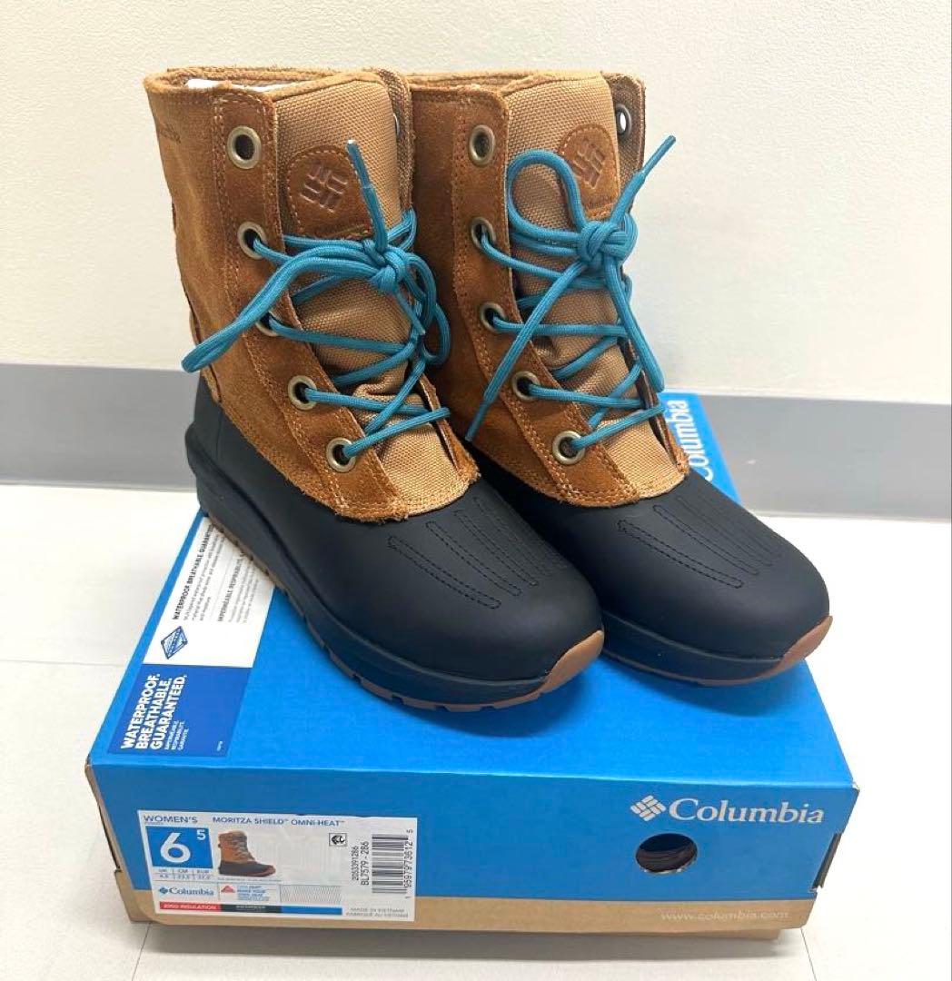 Columbia 防水ブーツ ブラウン/ブラック