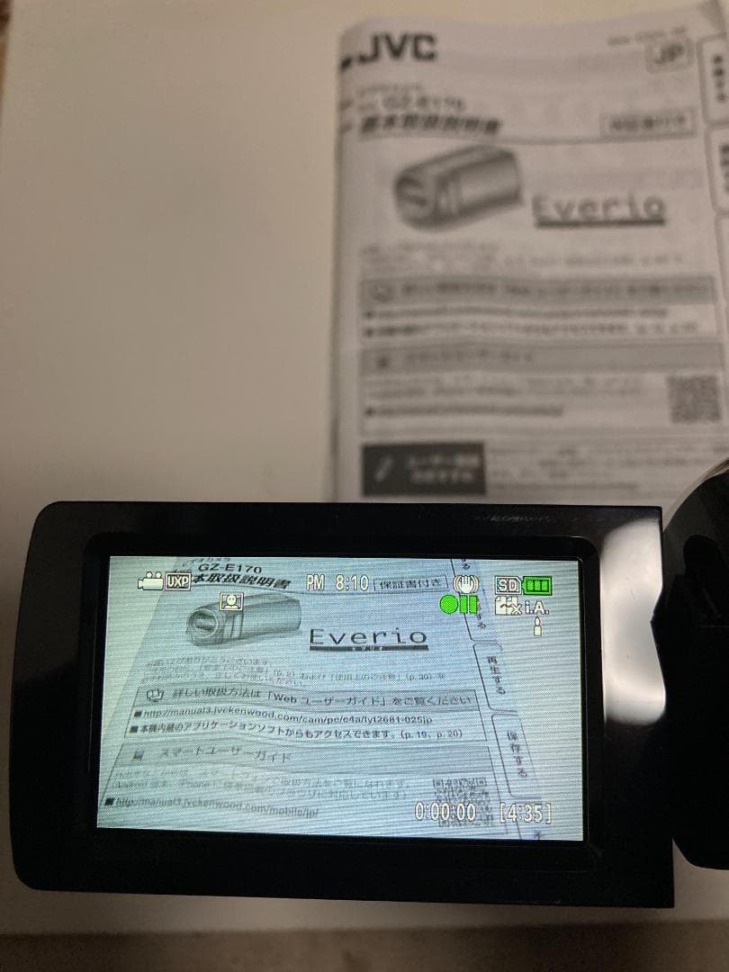 JVCケンウッド　フルHDビデオカメラ　エブリオ　 GZ-E170　動作確認済み