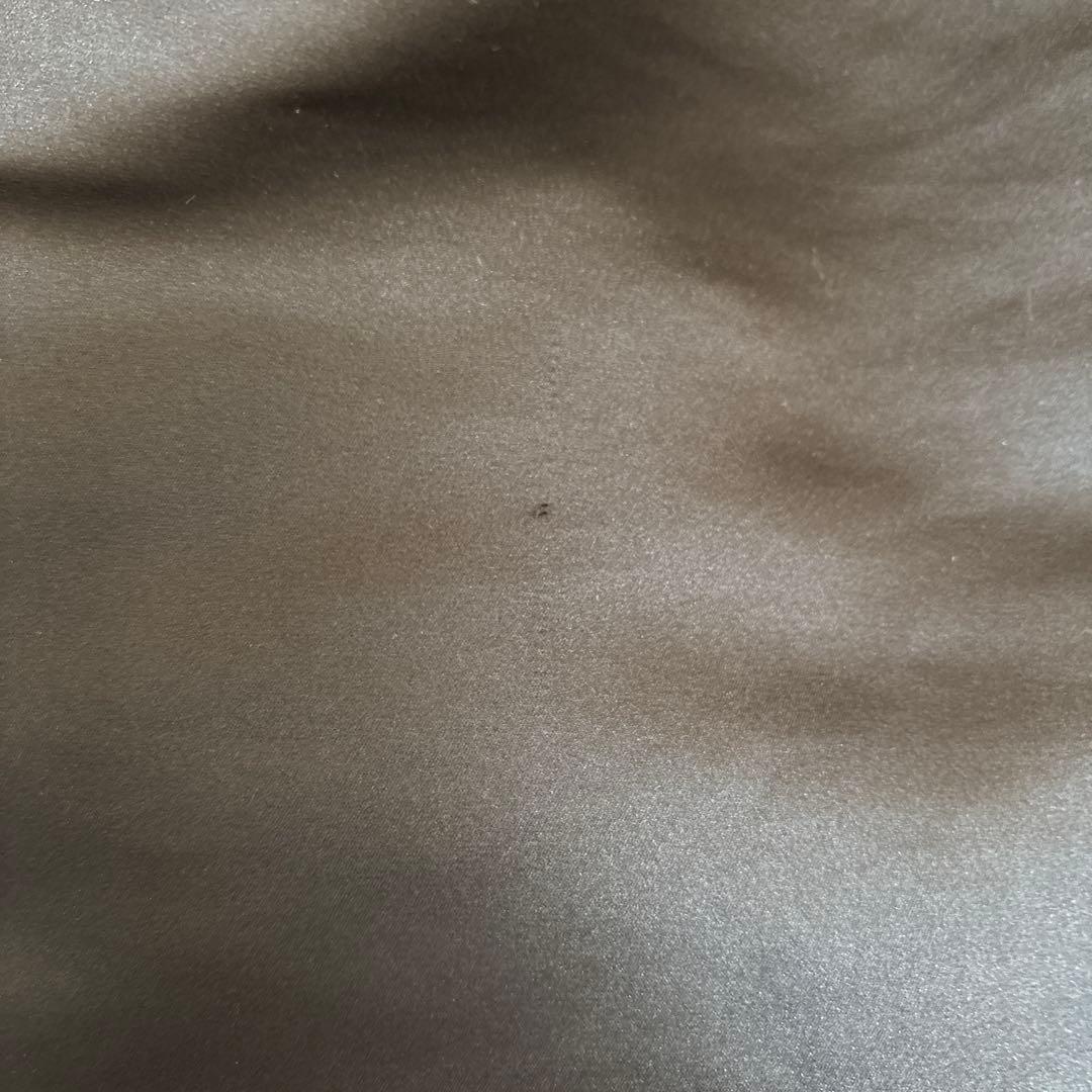 heve サテンフレアガウチョパンツ　ブラック　36