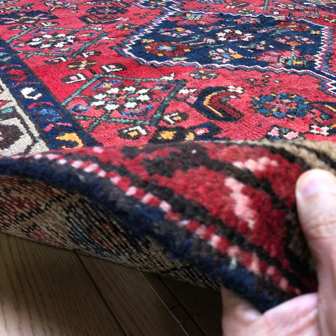 ペルシャ絨毯 ヴィンテージラグ 192×122cm 手織り オールドpersia