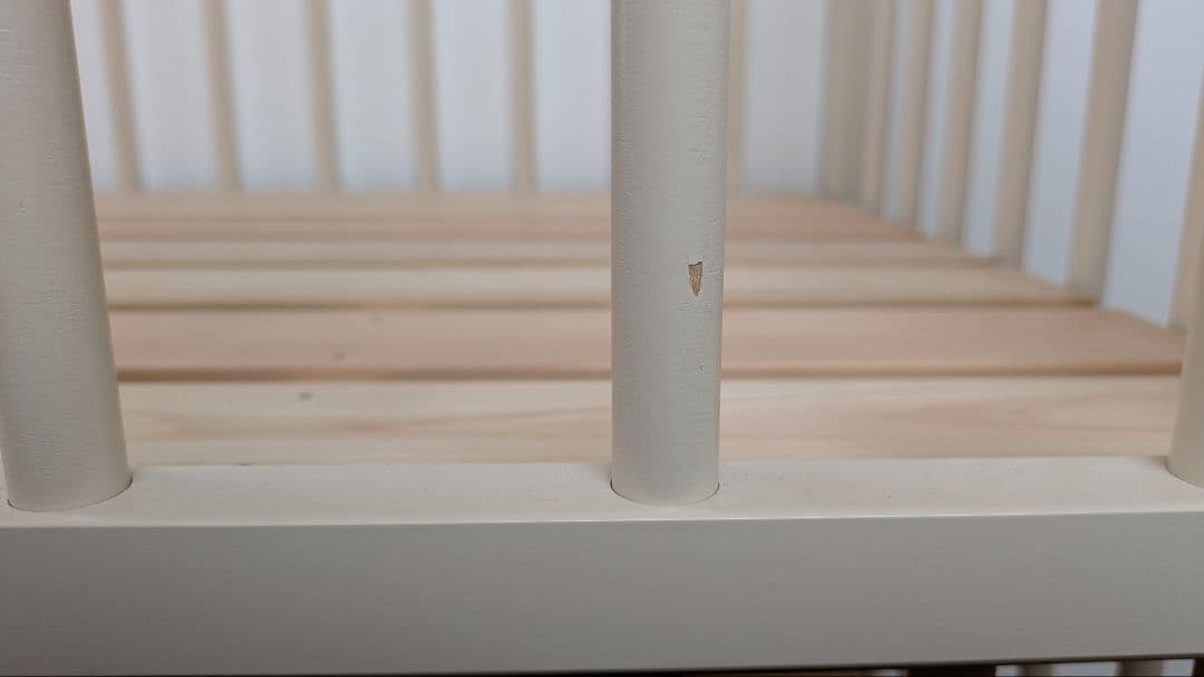 キンタロー社（日本製）ポムヌーベル（ホワイト、すのこ床板）