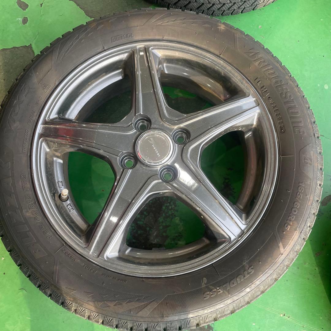 冬タイヤ　ハスラー　15インチ ホイールセット brizzak VRX3
