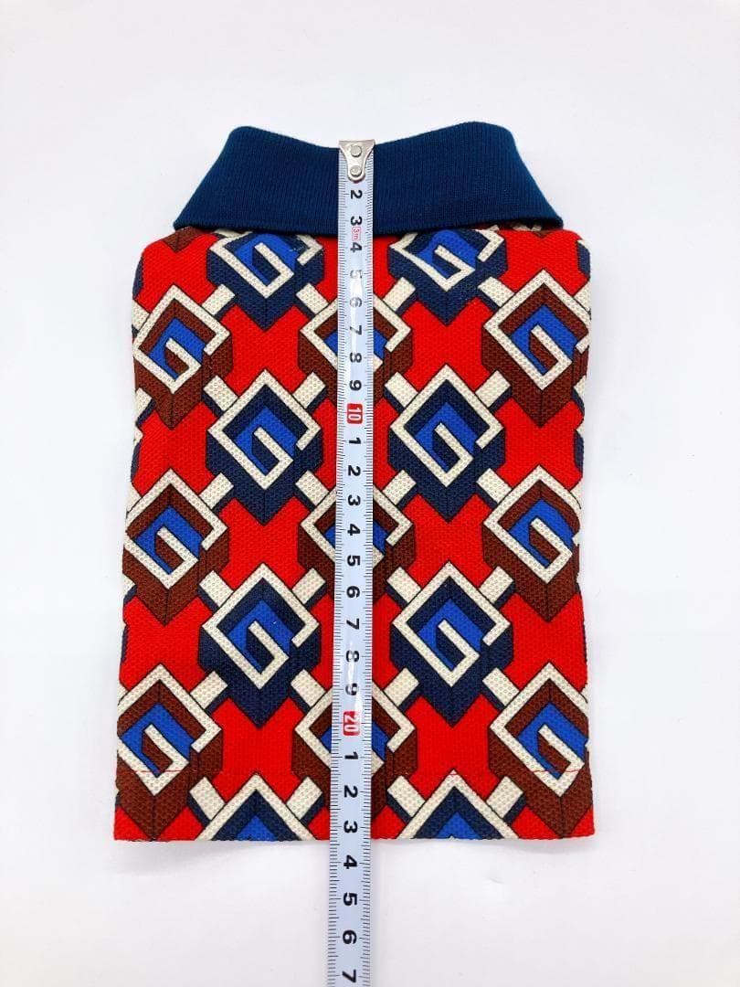 GUCCI コットン100% 総柄 ドッグウェア 犬用 表記サイズ XXS