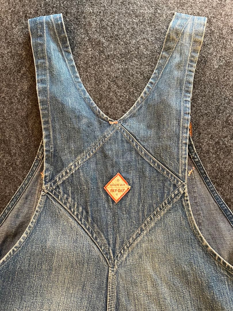 40's -50's-PAY DAY デニムオーバーオール