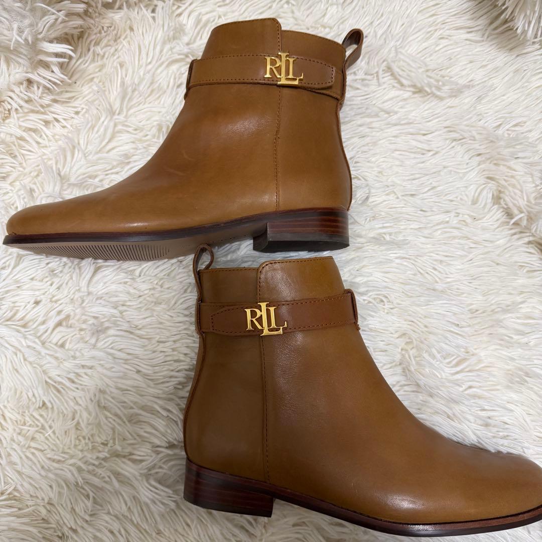 ラルフローレン RALPH LAUREN　ショートブーツ　サイドジップ