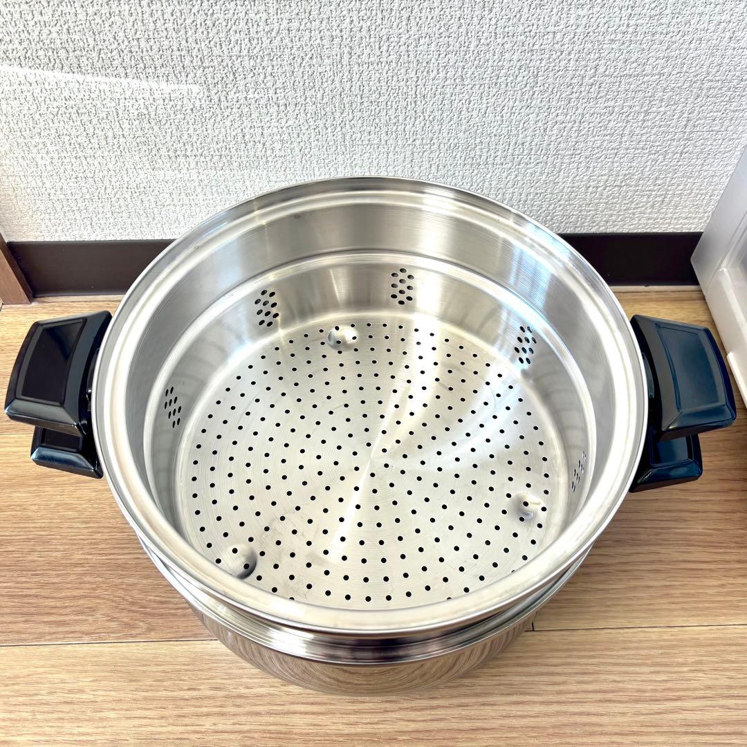 【超美品】ロイヤルクイーン　大フライパン　6リットル鍋セット　IH対応