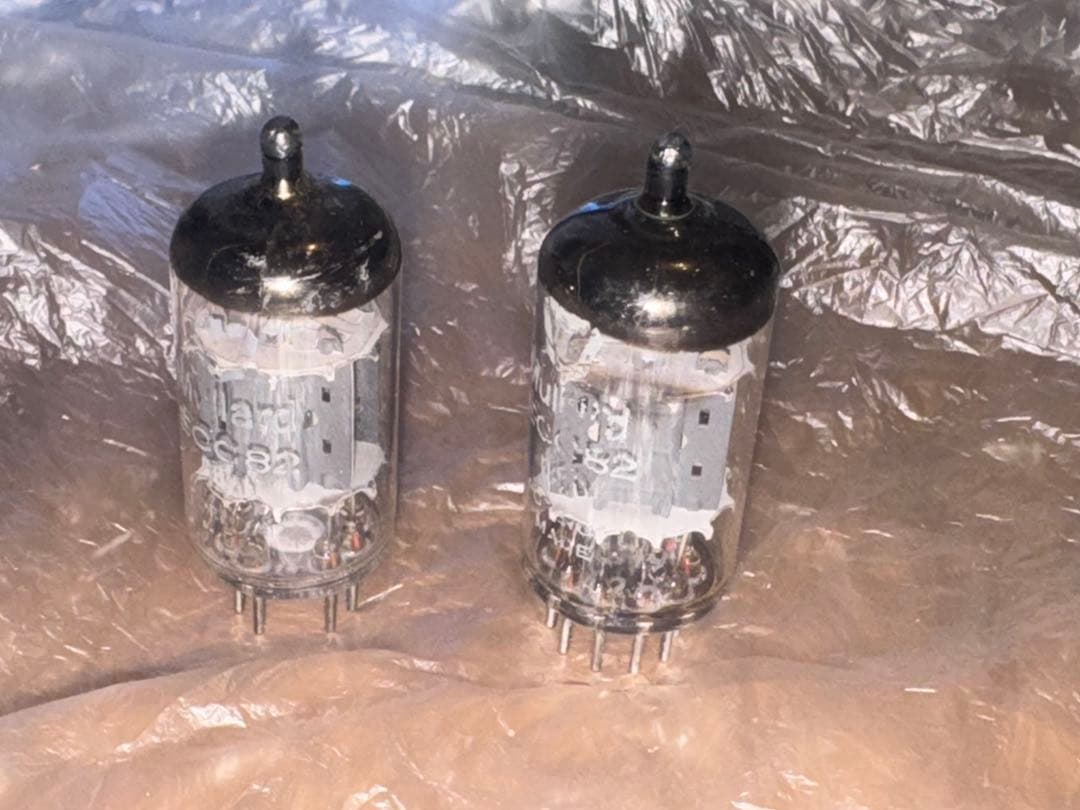2本 ムラード ECC82 12AU7 BVA ブリマー 新品? 未使用?