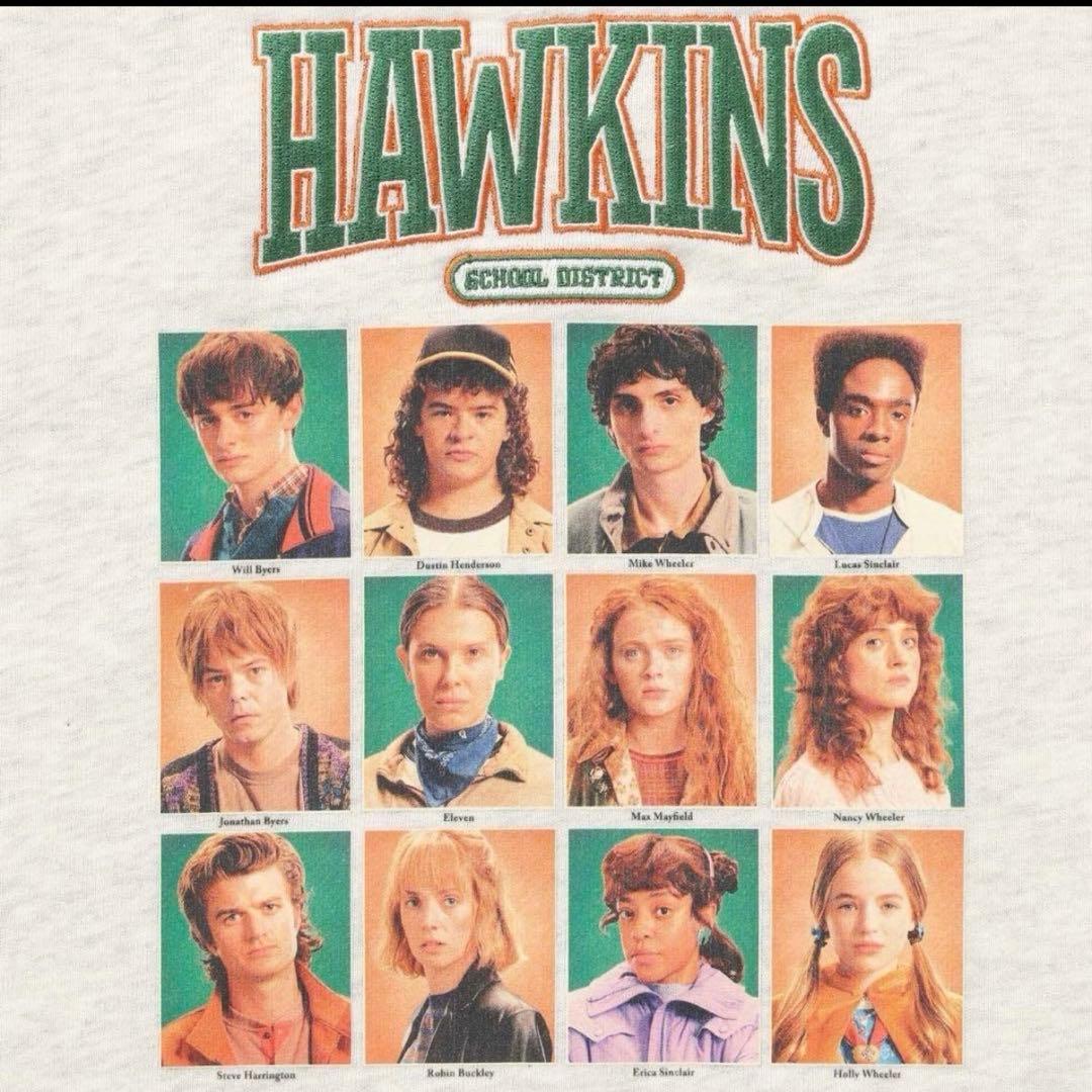 完売品　ストレンジャーシングス　ニコアンド　コラボ　スウェット【L】